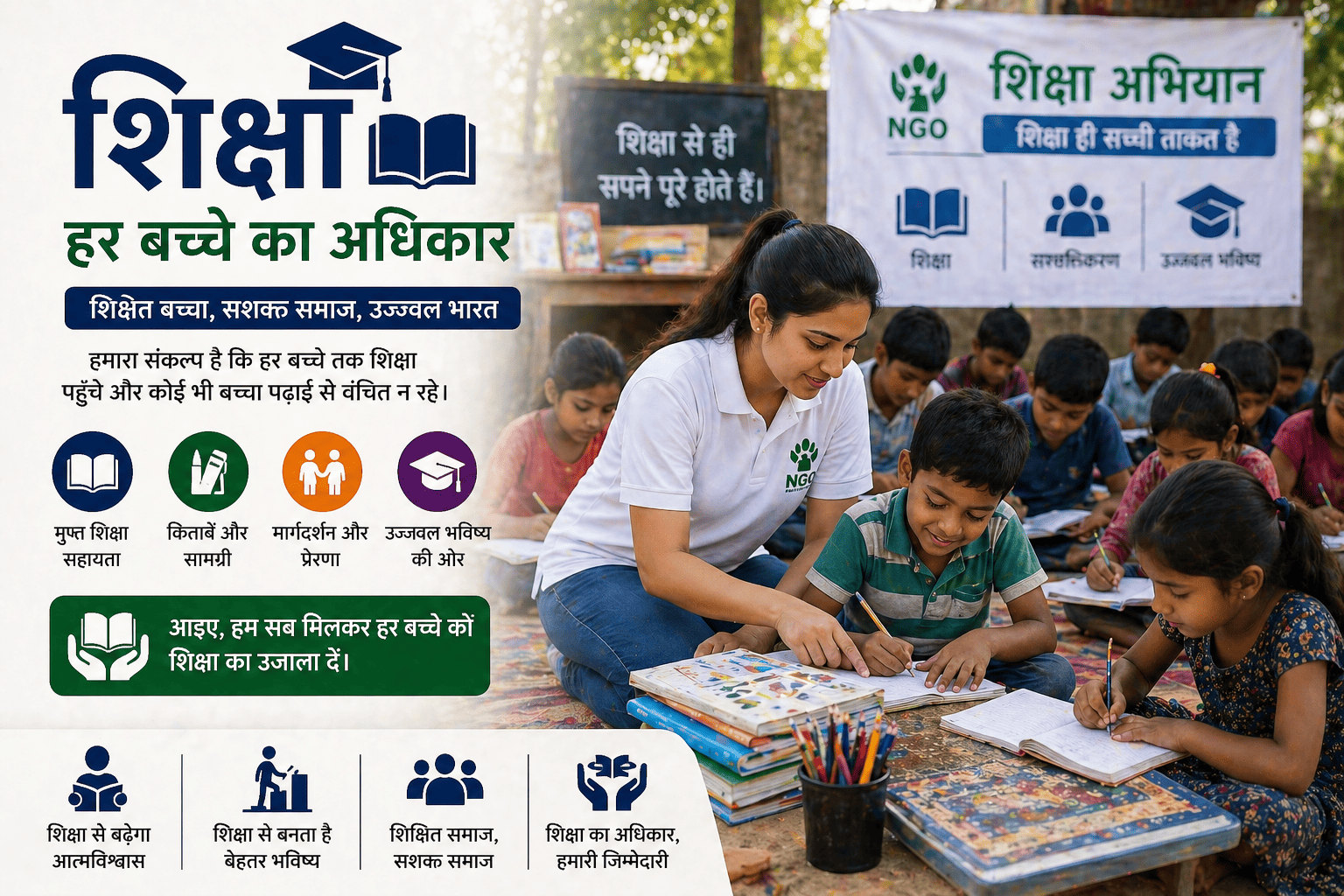 शिक्षा: हर बच्चे का अधिकार और उज्ज्वल भविष्य की कुंजी